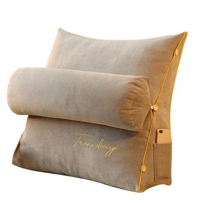 Comfortable Bed Back Pillow for Reading and TV