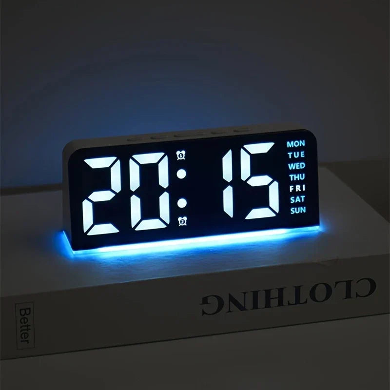 Stylish LED Digital Nightstand Alarm Clock Lamp