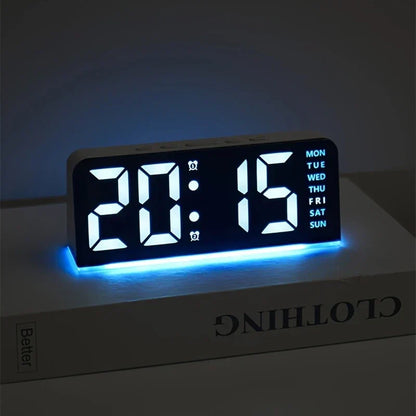 Stylish LED Digital Nightstand Alarm Clock Lamp