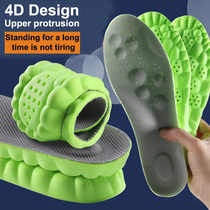 Comfortable Arch Support Latex Shoe Insoles