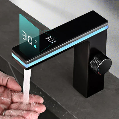 Smart LED Faucet with Touchless Digital Temperature Control