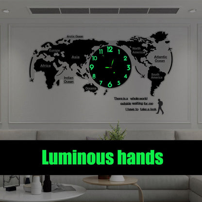 Creative 3D Acrylic DIY Wall Clock