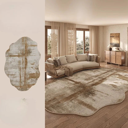Soft Shaggy Area Rug Lamp for Home Decor
