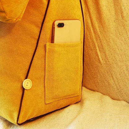 Comfortable Bed Back Pillow for Reading and TV