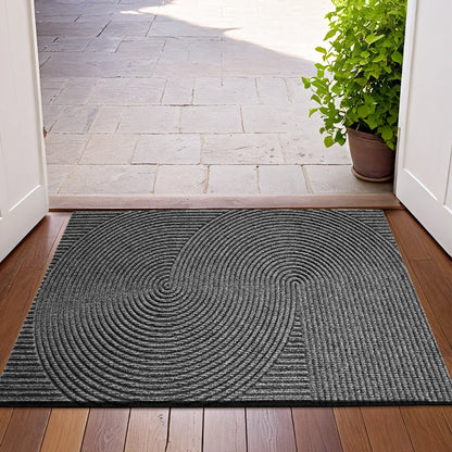 Heavy Duty 3D Pattern Door Mat with Non Slip Backing