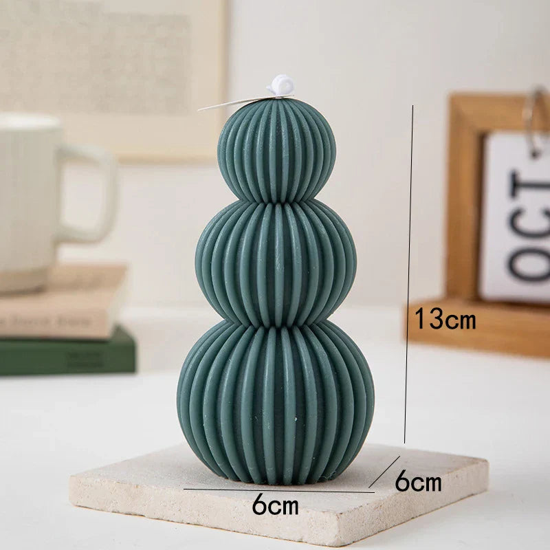 Unique Geometric Golf Ball Shaped Scented Candle
