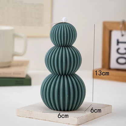 Unique Geometric Golf Ball Shaped Scented Candle