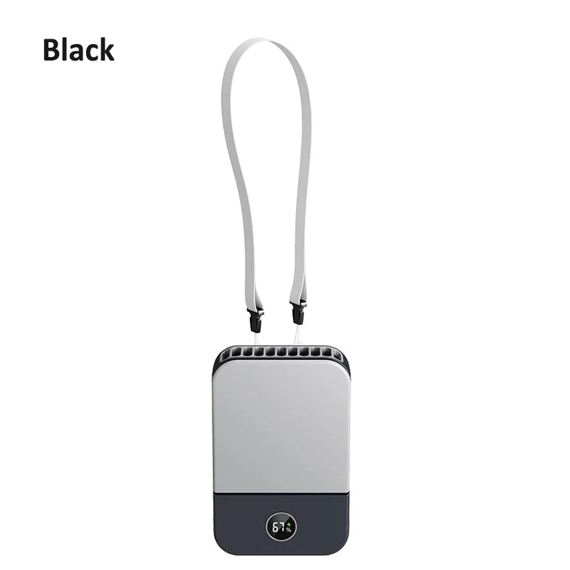 Portable Mini Neck Fan with 3 Speeds and USB Charging - Halri