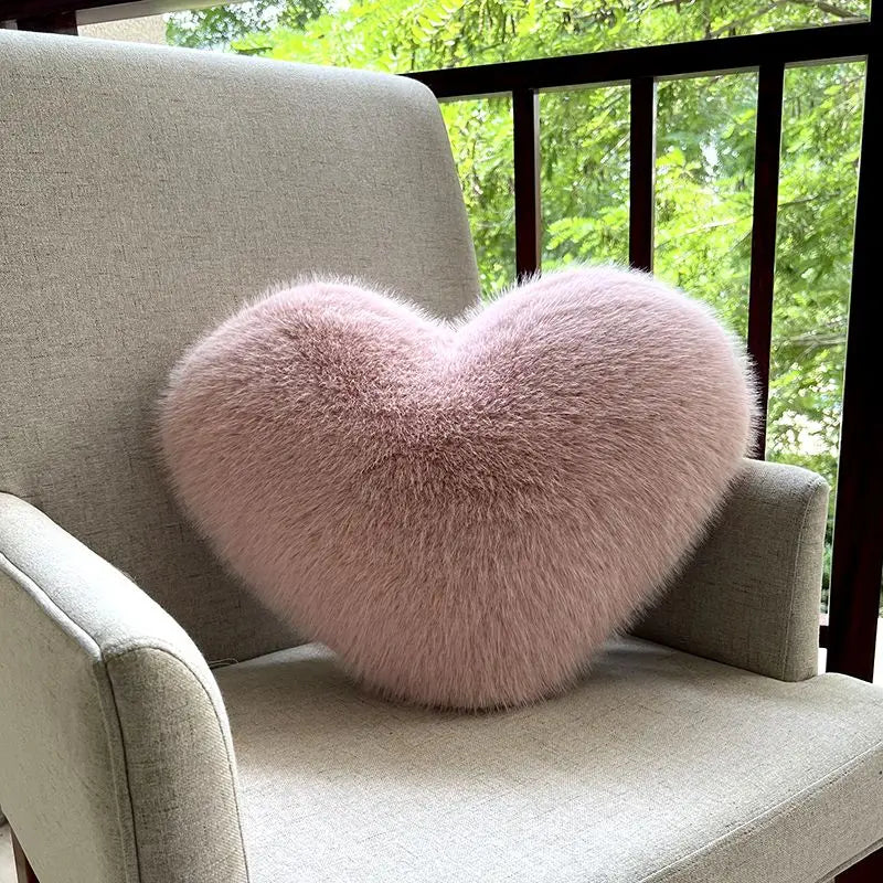 Snug Heart Shaped Throw Pillow - Halri