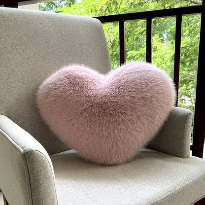 Snug Heart Shaped Throw Pillow - Halri