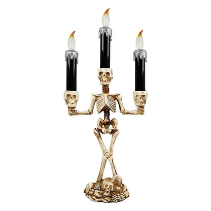 Spooky Skeleton Halloween Tea Light Candles