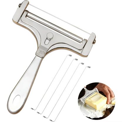Professional Grade Cheese Cutter with Adjustable Slice Thickness