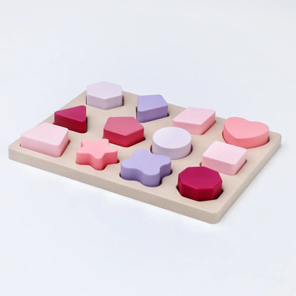 Colorful Silicone Learning Puzzle Toy