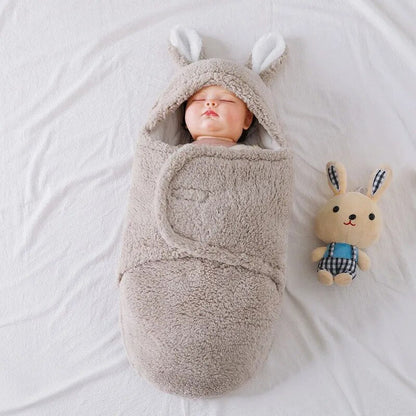 Soft Bunny Baby Sleep Sack Wrap