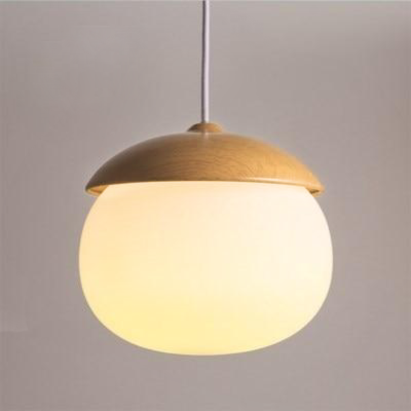 Scandinavian Glass Pendant Light with Adjustable Height – Modern Kitchen Hanging Light Fixture 2