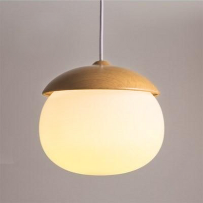 Scandinavian Glass Pendant Light with Adjustable Height – Modern Kitchen Hanging Light Fixture 2