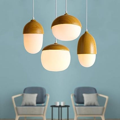 Scandinavian Glass Pendant Light with Adjustable Height – Modern Kitchen Hanging Light Fixture 8