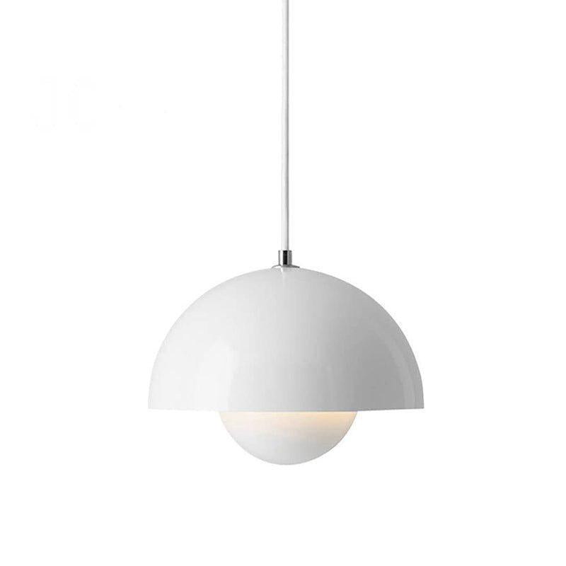 Scandinavian Style LED Pendant Light with Plant Holder – Modern Aluminum Design 10