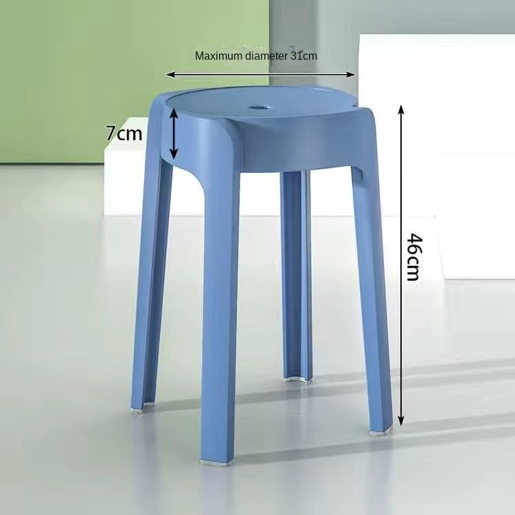 Space Saving Wooden Kitchen Stools