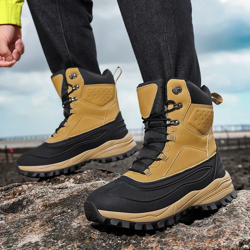 Insulated Waterproof Snow Boots for Men