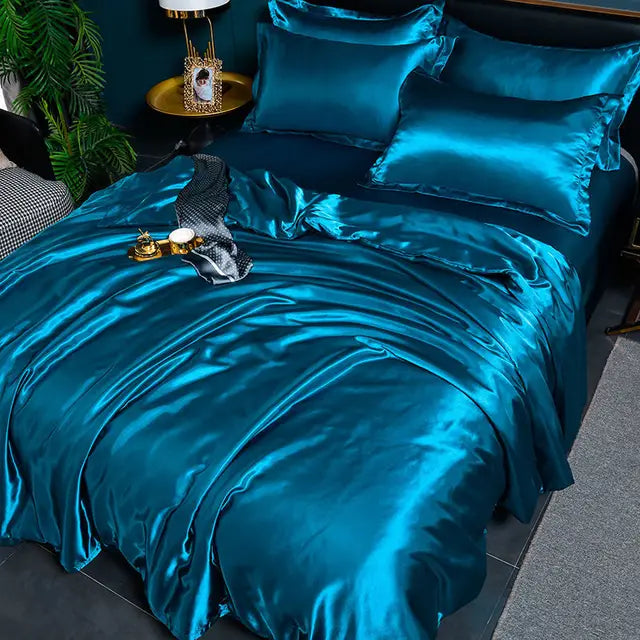 Soft Satin Bed Duvet Cover