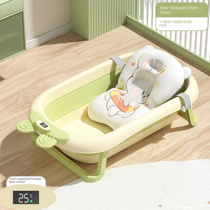 Portable Digital Baby Bath Tub with Temperature Display