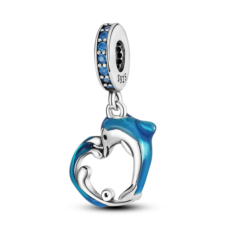 Colorful Animal Silver Charm Beads for Pandora Bracelet