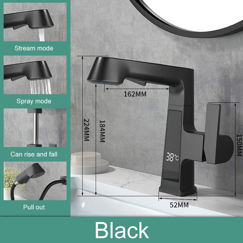 Modern Digital Temperature Smart Faucet - Halri