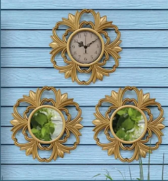 Elegant Watch and Vanity Mirror Set