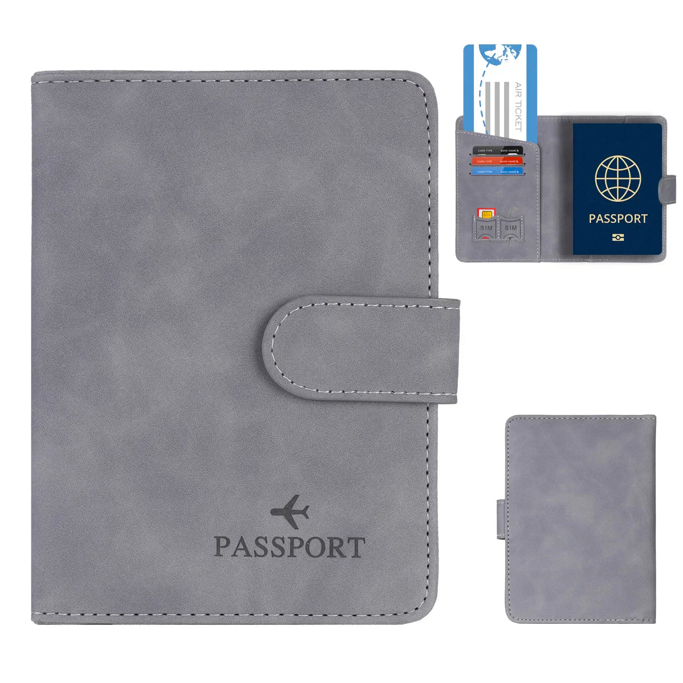 Stylish RFID Passport Holder for Men and Women