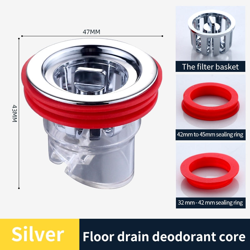 Effective Bathroom Drain Odor Stopper Plug