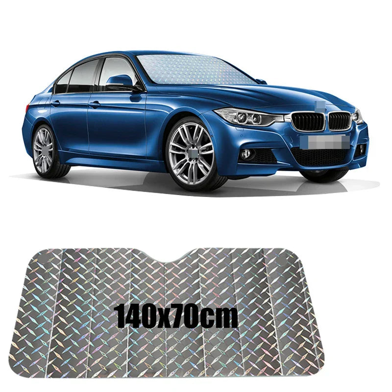 Premium Car Sun Shade with UV and Heat Blockage