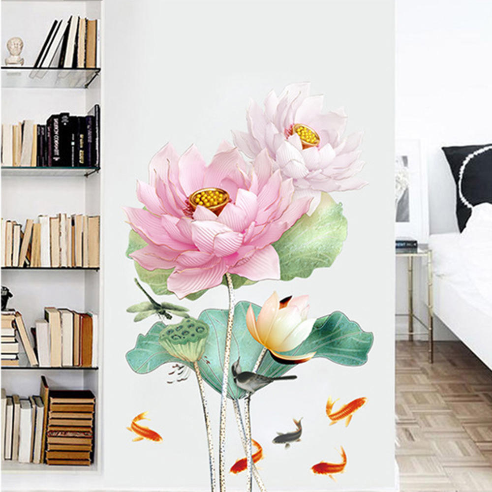 Beautiful Floral Vinyl Wall Decal Sticker