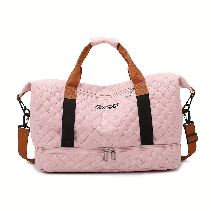Spacious Sports Duffel Bag with Shoe Pocket