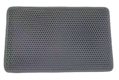 Pet Litter Mat with Double Layer Trap and Grip Base