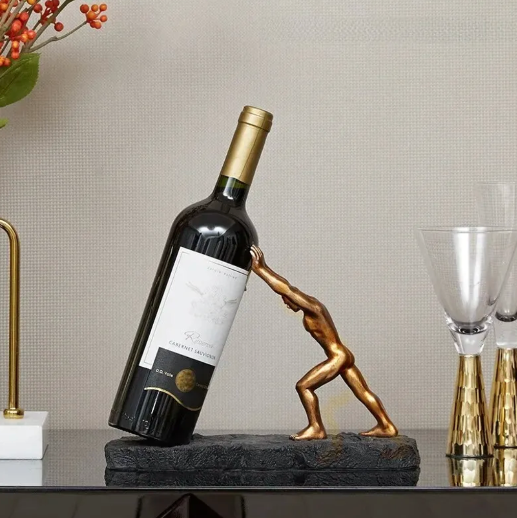 Elegant Wine Bottle Display Stand - Halri