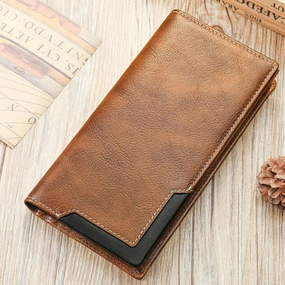 Thin Classic Wallet – Strong Faux Leather, Practical Design