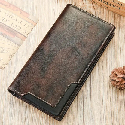 Thin Classic Wallet – Strong Faux Leather, Practical Design