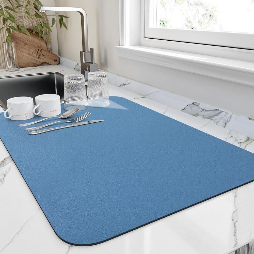 Absorbent Kitchen Drying Mat for Clean Counters