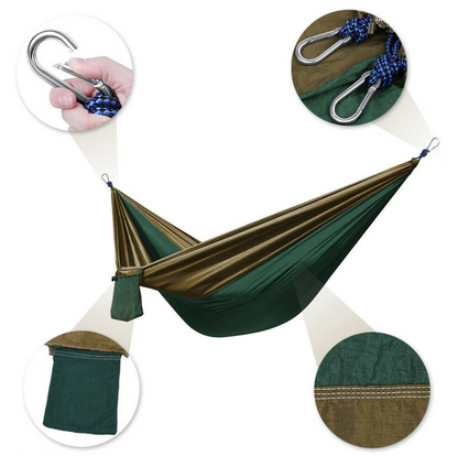 Compact Two Person Hanging Hammock