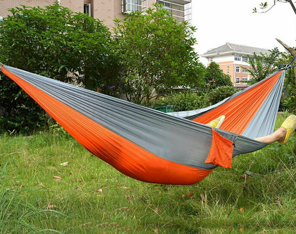 Compact Two Person Hanging Hammock