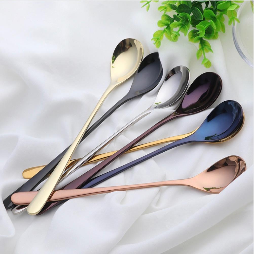 Golden Dubai Dessert Spoon