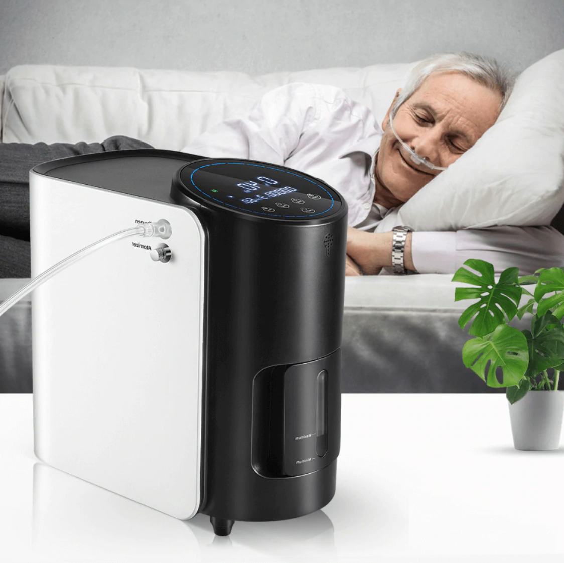 Portable Compact Oxygen Therapy Machine - Halri