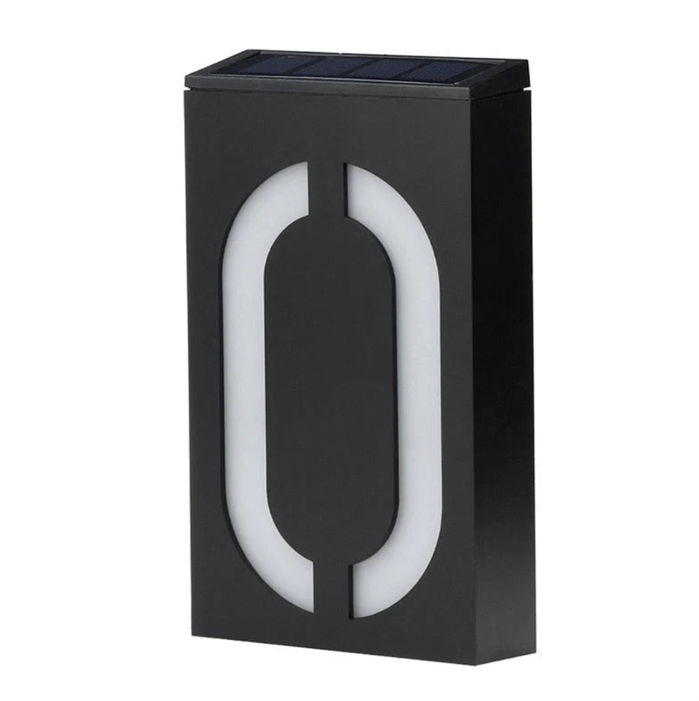 Solar Powered Outdoor House Number Sign - Halri