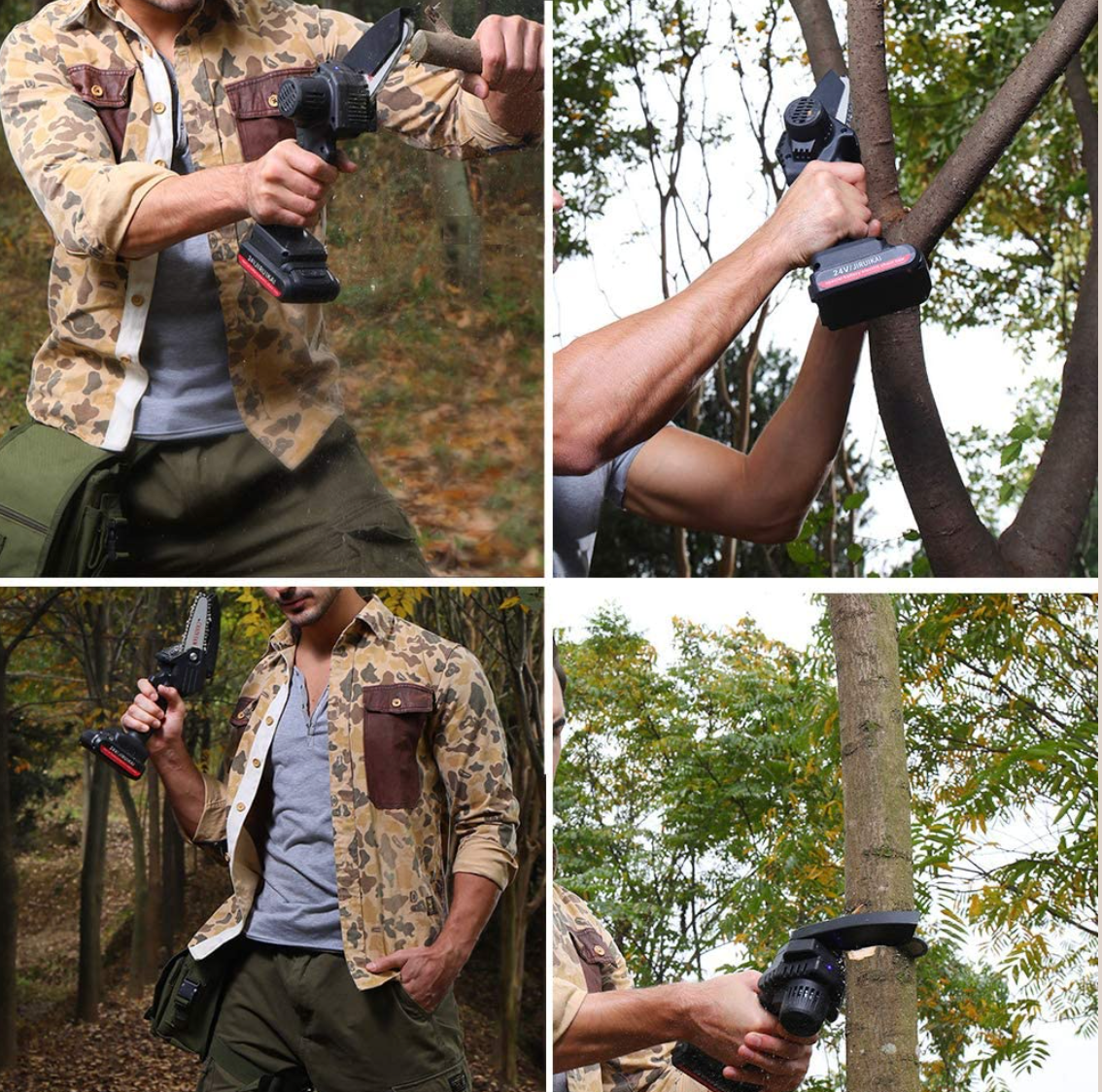 Powerful Compact 24V Chainsaw