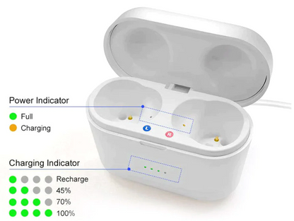 Discreet Digital Hearing Aid Set