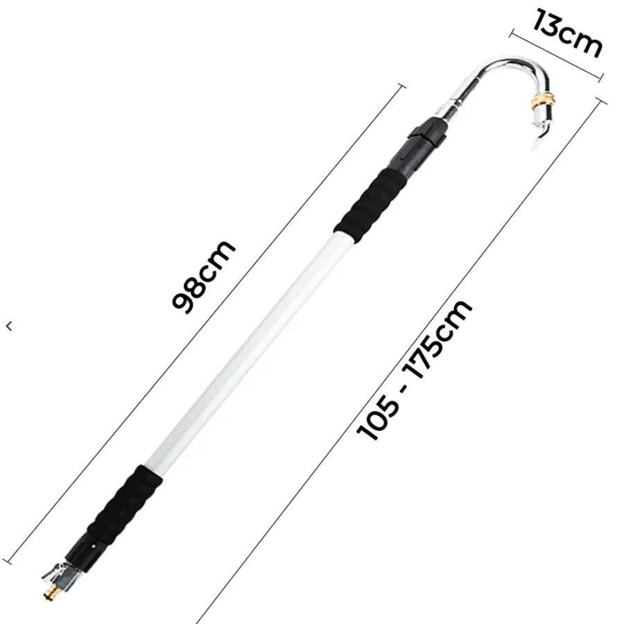 Easy Reach Gutter Cleaner Wand with Hose Adapter