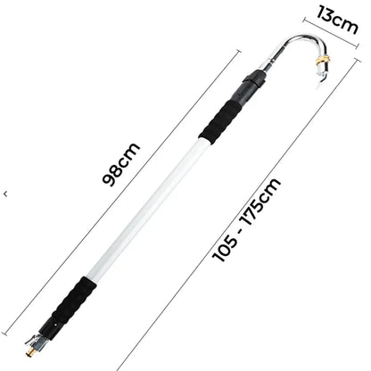 Easy Reach Gutter Cleaner Wand with Hose Adapter