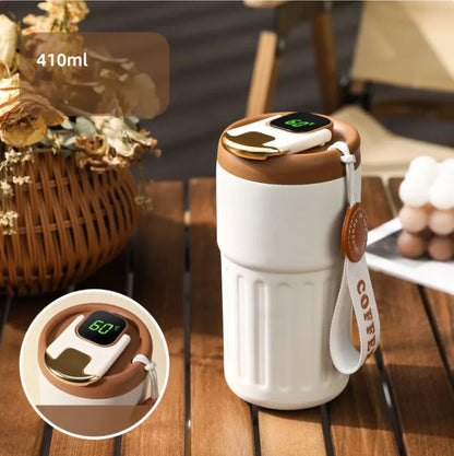 Insulated Travel Mug with Temperature Control - 410ml - Halri