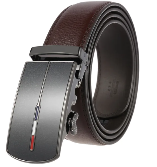 Halri | Premium Leather Men's Belt Auto Buckle